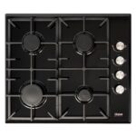 Univa - 4 Burner Enamel Gas Hob Black - UGH640B