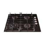 Univa - 4 Burner Glass Gas Hob Black - UGH640G