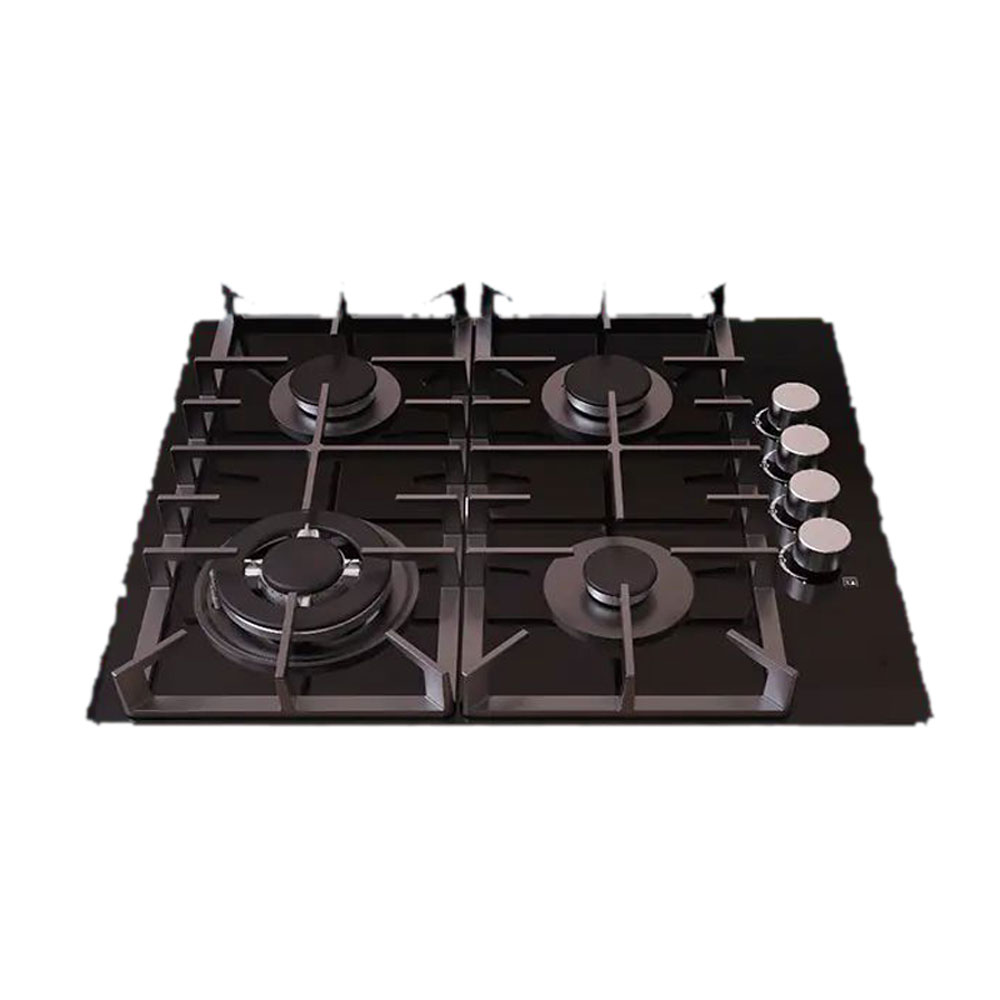 UGH640G Univa - 4 Burner Glass Gas Hob Black - UGH640G - Image 1
