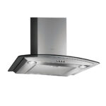 Elica - 60cm Curved Glass Cooker Hood - S/S - 10/CIRCUS60
