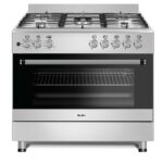 Elba - Essential 90cm 5 Burner Full Gas Cooker Stainless Steel - 04/96CL828