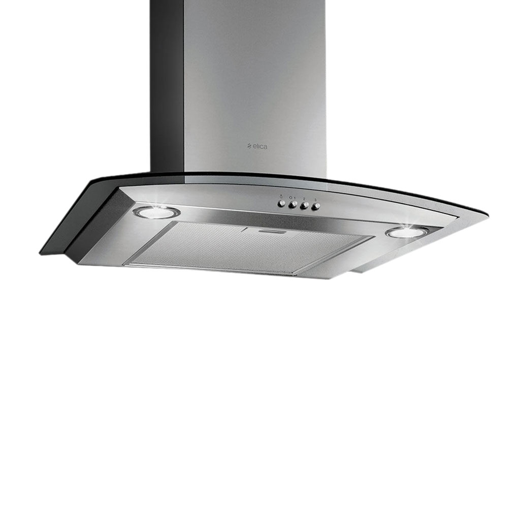 10-CIRCUS60 Elica - 60cm Curved Glass Cooker Hood - 10/CIRCUS 60 - Image 1