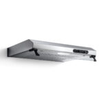Elica - 60cm Undercabinet Glass Back Cooker Hood - 10/VERVE LUX60 BLK