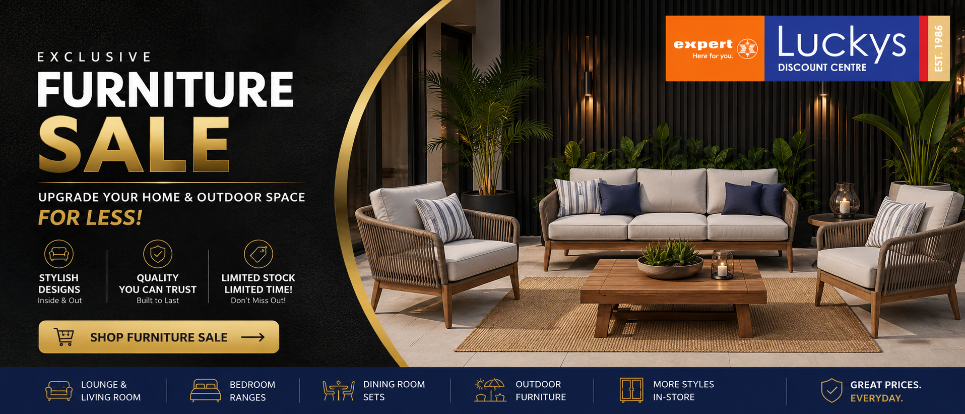 Lucky's Furniture Sale