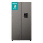 Hisense - Side-By-Side Fridge Silver 541L Dispenser - H680SIT-WD