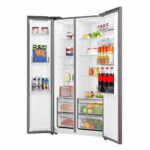 Hisense - Side-By-Side Fridge Silver 541L Dispenser - H680SIT-WD - Image 2